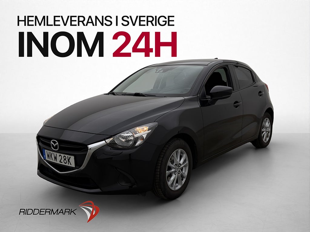 Mazda 2 1.5 SKYACTIV 90hk Kamera 2-Brukare Lågamil