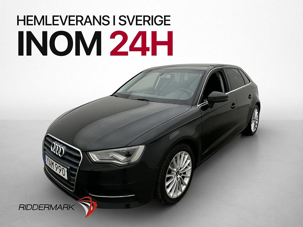 Audi A3 Sportback 2.0 TDI 150hk Backkamera Sensorer