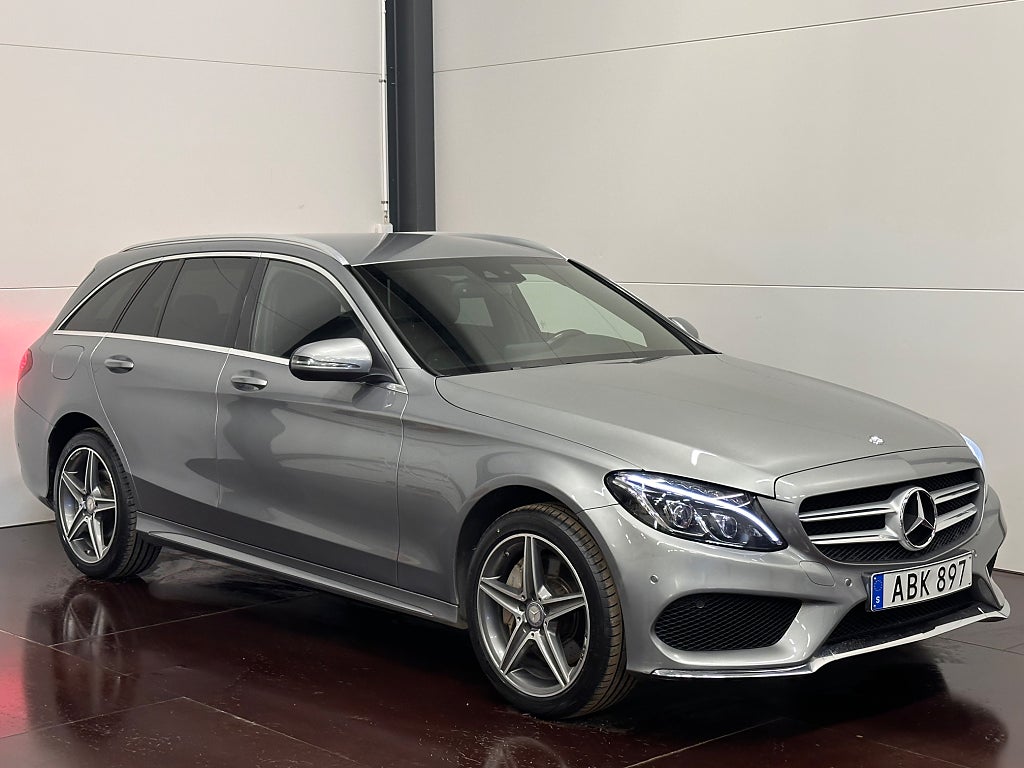 Mercedes-Benz C 250 T D 4M 204HK AMG BURMESTER® VÄRMARE DRAG LUFTFJÄDRI