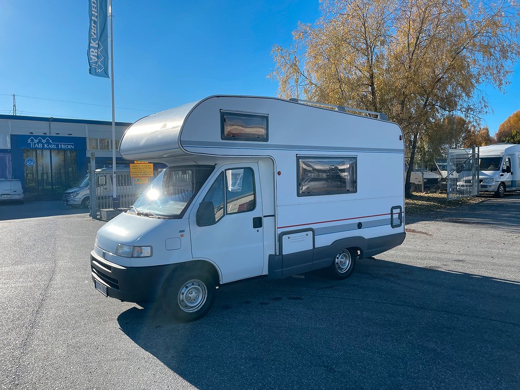 Fiat Ducato Bürstner  2.5 D Ny besiktigad Solceller