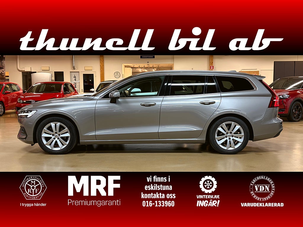 Volvo V60 D3 Momentum Adv SE II Aut 150HK-VHJUL-DRAG-VÄRMARE