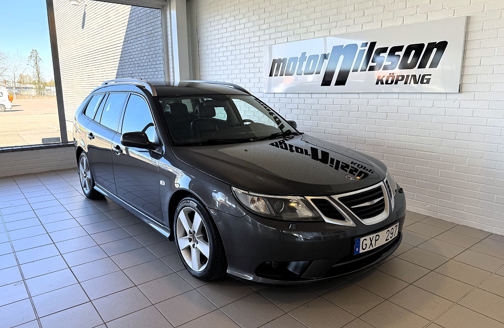 Saab 9-3 "1 Ägare" ST1.9 TTiD 160hk Vector Drag M-värmare V-hjul