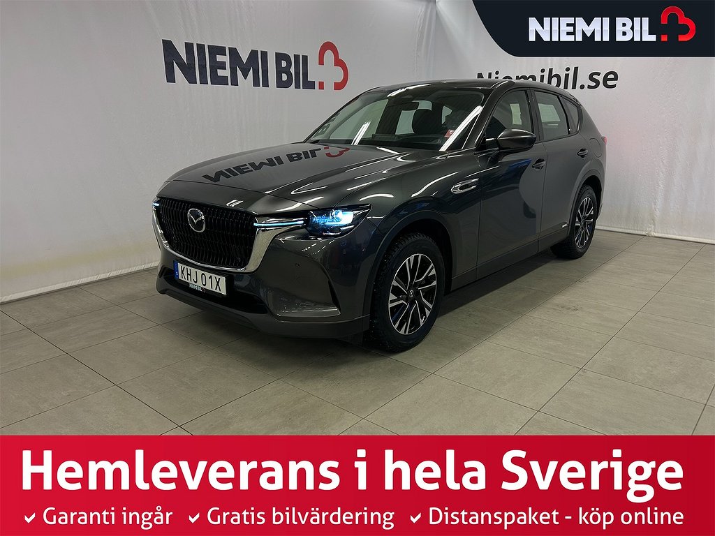 Mazda CX-60 PHEV S&V-däck/Kamera/Psens/Navi/Rattvärmare/MOMS