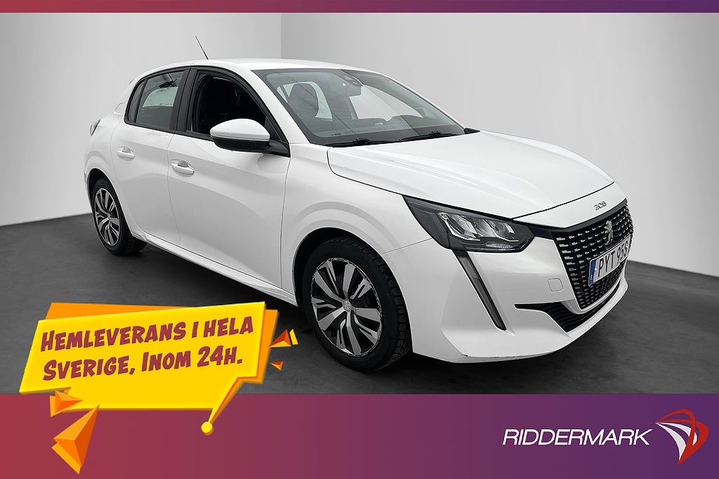 Peugeot 208 1.2  PureTech 75hk Active 360° Apple CarPlay