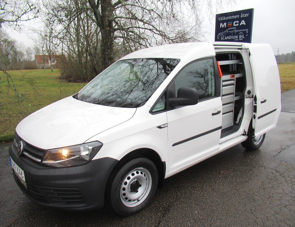 Volkswagen Caddy Skåp 102 TDI Verkstadsinredning, Dieselvärmare