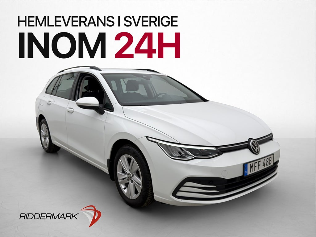 Volkswagen Golf SC 1.5 TGI Cockpit CarPlay Rattvärme MOMS