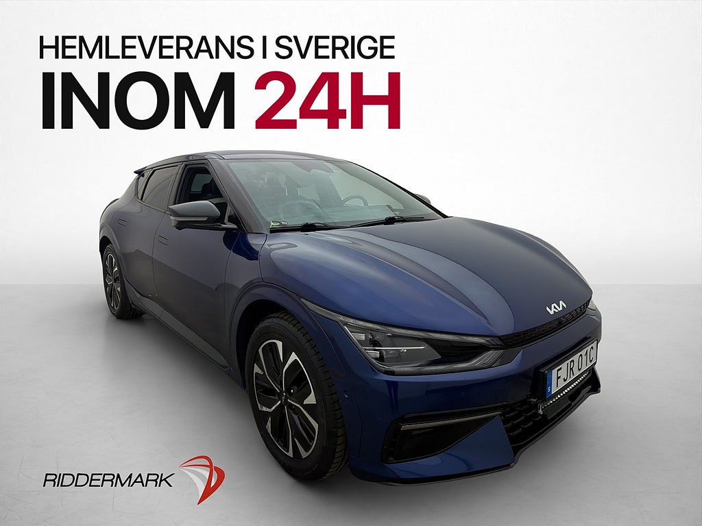 Kia EV6 77.4 kWh AWD GT-Line 360° Navi HuD Skinn Drag Moms