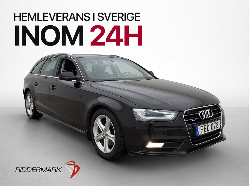 Audi A4 2.0 TDI 163hk Comfort Farthållare Bluetooth