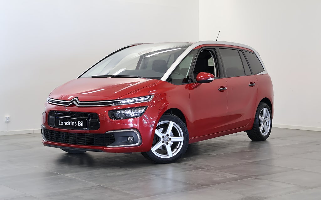 Citroën Grand C4 Picasso 1.2 e-THP Navi B-Kam V-Hjul 1 Ägare Kamrem Bytt 7-Sits
