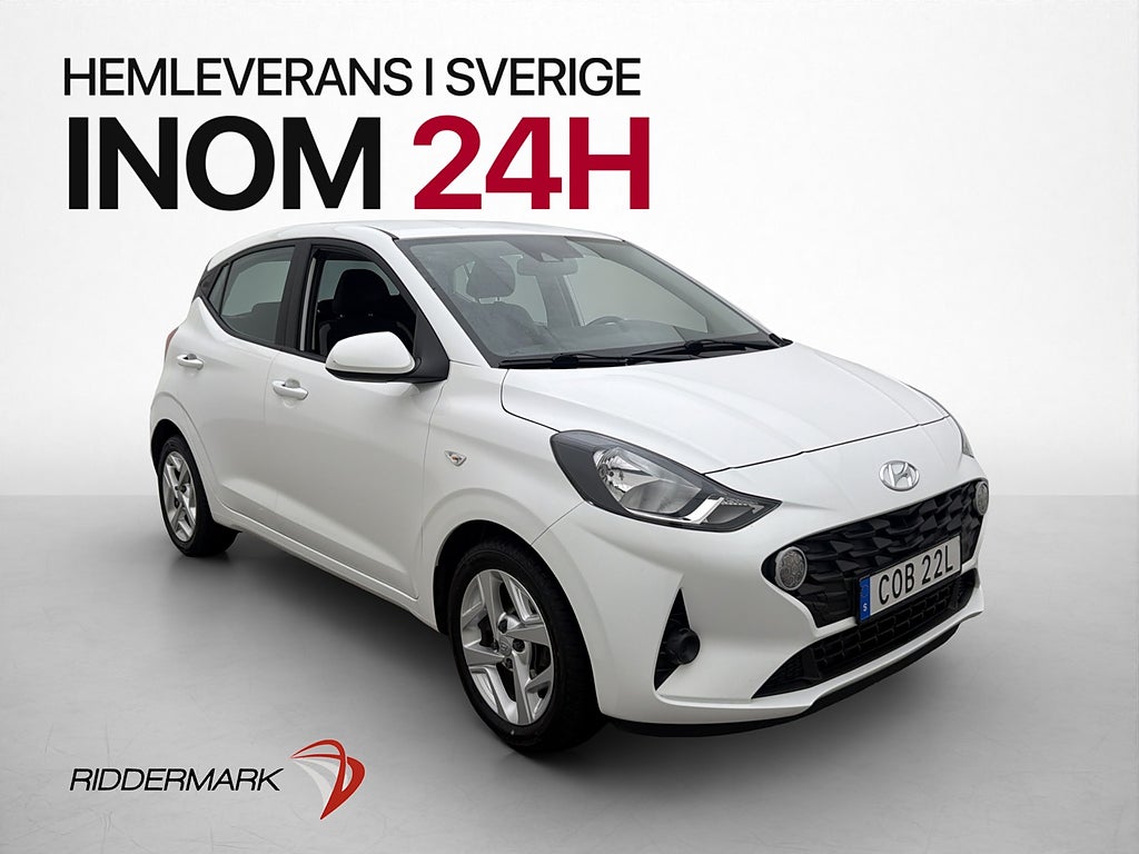 Hyundai i10 1.0 blue Essential CarPlay 0,45l/mil Bluetooth