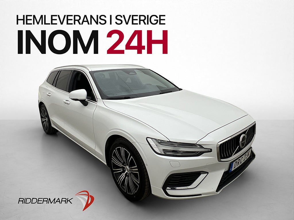 Volvo V60 T6 350hk AWD MOMS Drag Värmare 360 CarPlay Adaptiv