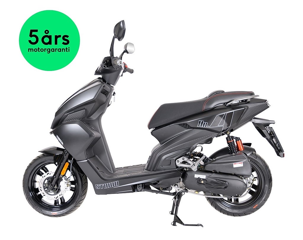 Drax Storm EFI 45km/h Mattsvart REA 