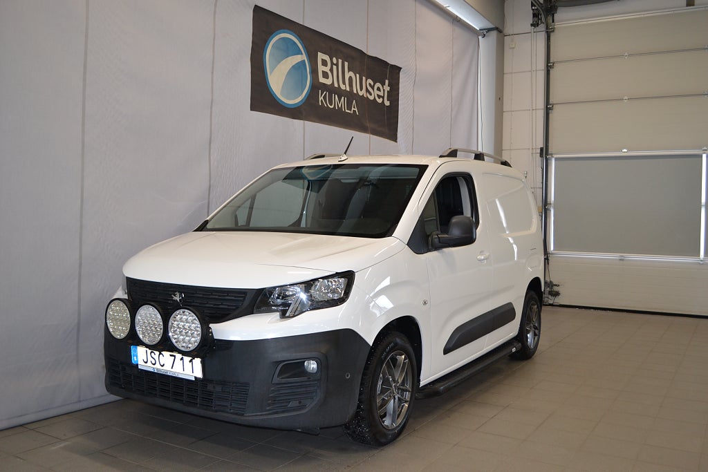 Peugeot Partner 1.5 BlueHDi 100hk EU6 Drag V-Hjul Värmare