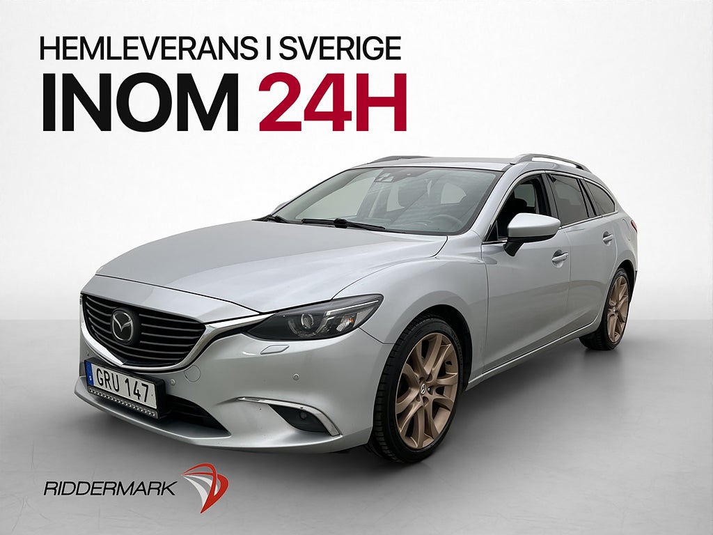 Mazda 6 2.2 AWD Optimum BOSE HUD Drag Kamera Skinn