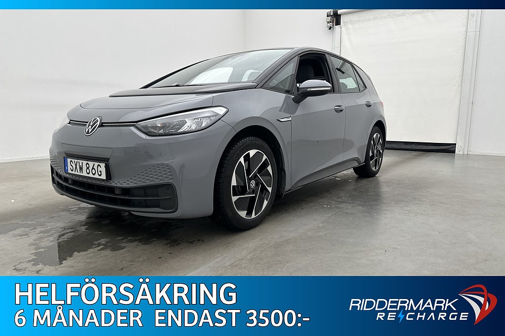 Volkswagen ID.3 Pro Performance Life Värmare Rattvärme Navi