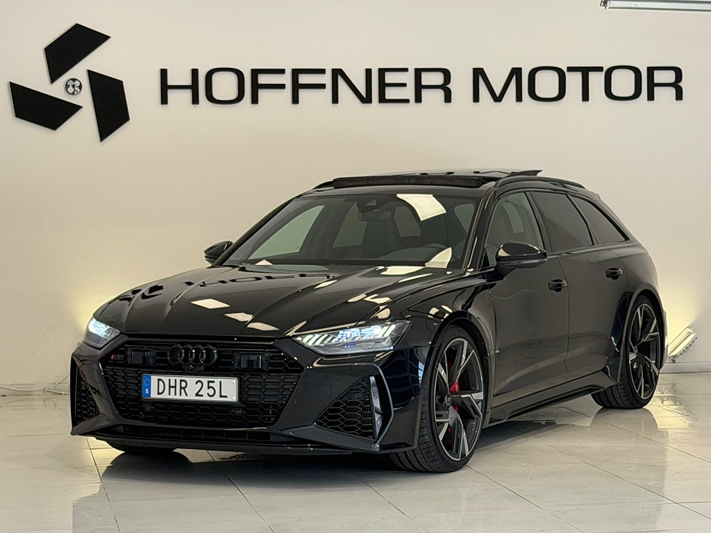 Audi RS6 Avant 4.0 V8 TFSI PANO B&O 360* 1ägare SVENSKSÅLD DRAG