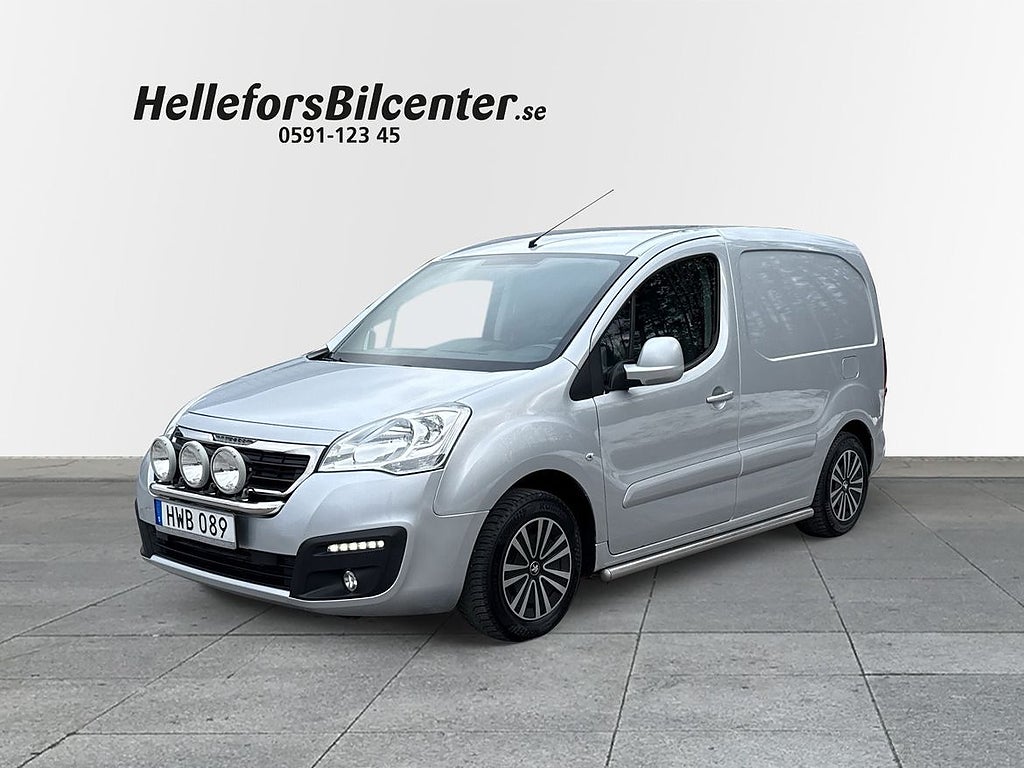 Peugeot Partner Skåpbil Peugot 1,6D 99hk Drag Vhjul Extraljus bågpa...