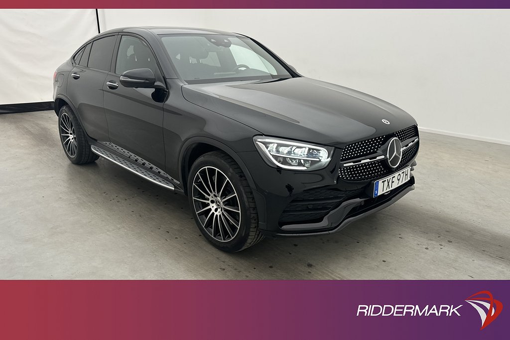 Mercedes-Benz GLC 200 Coupé 4M AMG Taklucka Cockpit 360 Värm