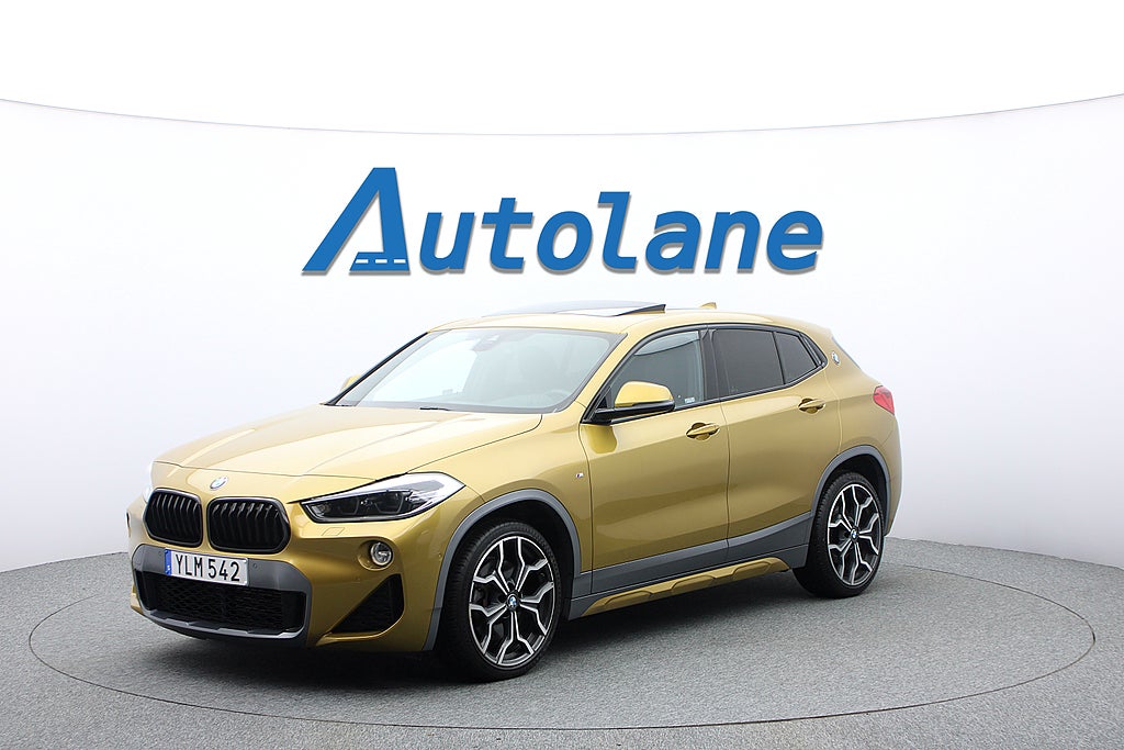 BMW X2 xDrive20d M Sport, Panorama, Dragkrok, HUD, Skinn 190hk