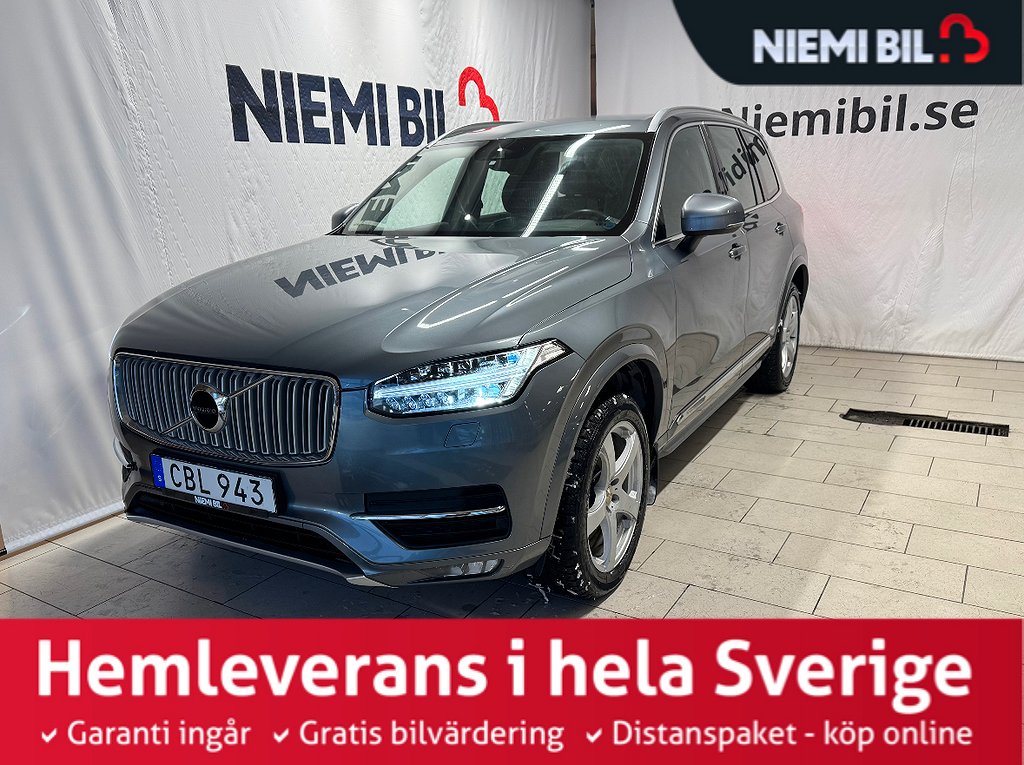 Volvo XC90 D4 AWD Aut Inscription 7-sits VoC Kamera Skinn 