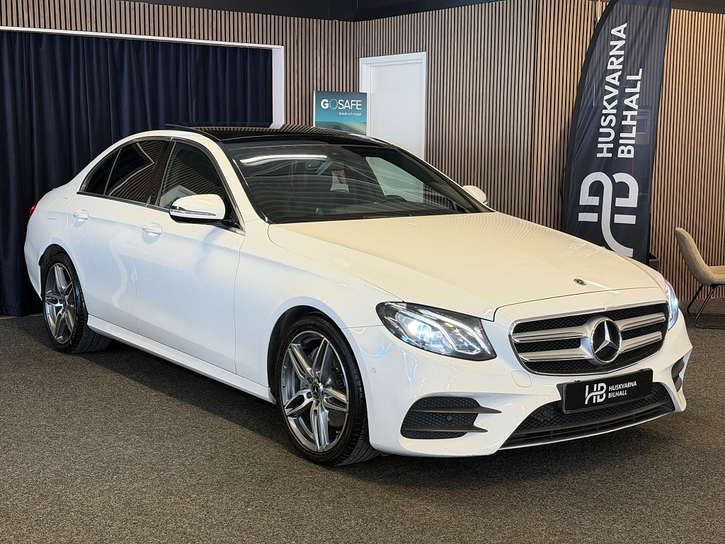 Mercedes-Benz E 220 d 4MATIC 9G-Tronic AMG Line Euro 6 Pano Drag