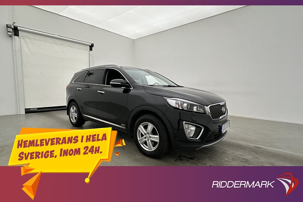 Kia Sorento CRDi AWD 200hk Business 7-Sits Kamera Skinn Navi