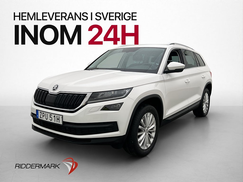Skoda Kodiaq TSI 4x4 Style 7-Sits Värmare Drag Skinn Kamera
