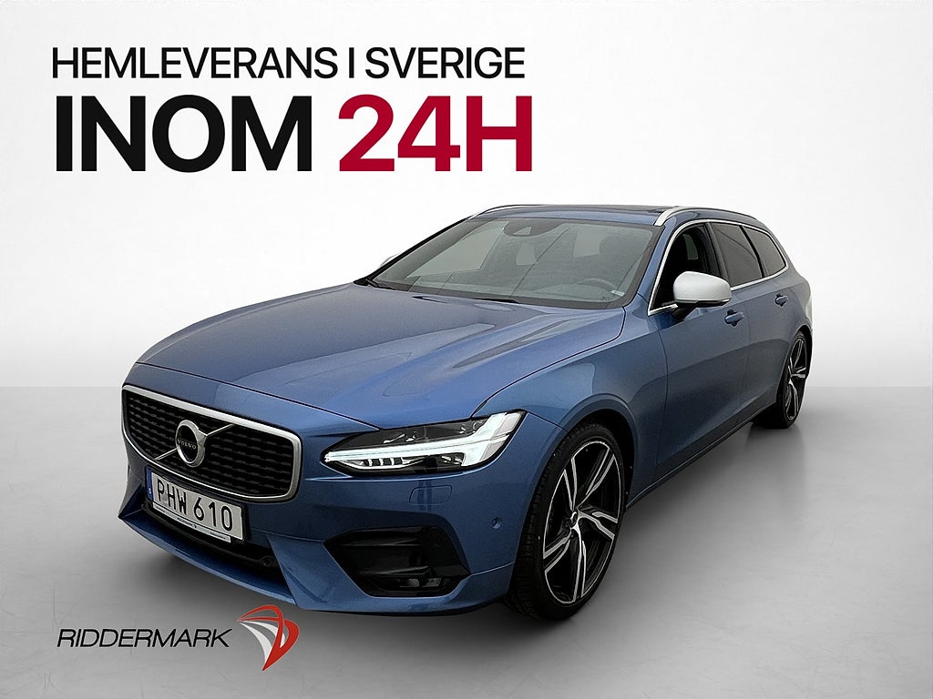 Volvo V90 T5 254hk R-Design Panorama Värmare Navi VOC