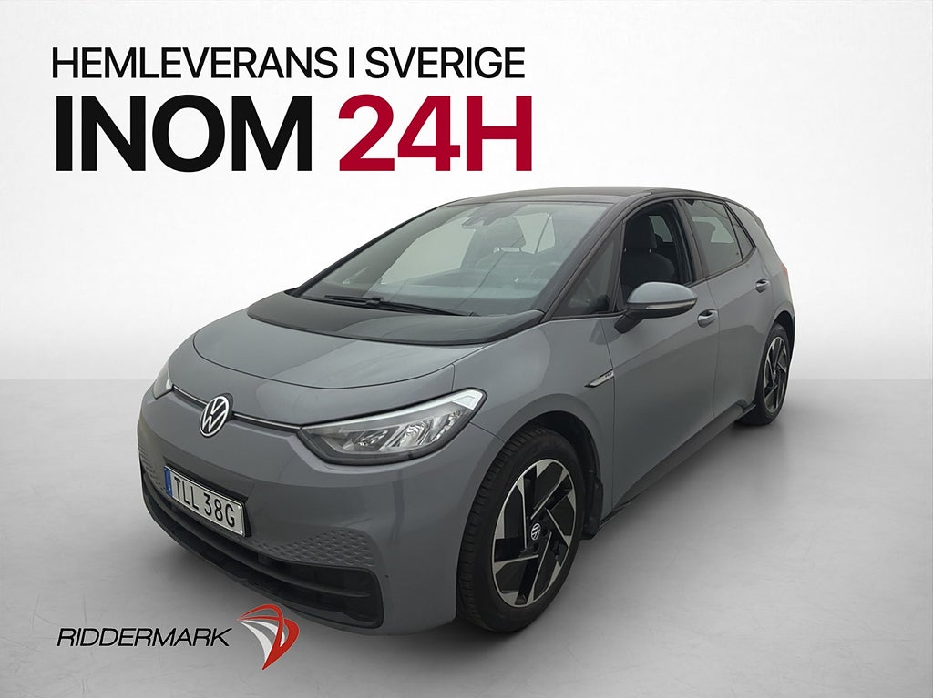 Volkswagen ID.3 Pro Performance Värm Navi CarPlay Rattvärme