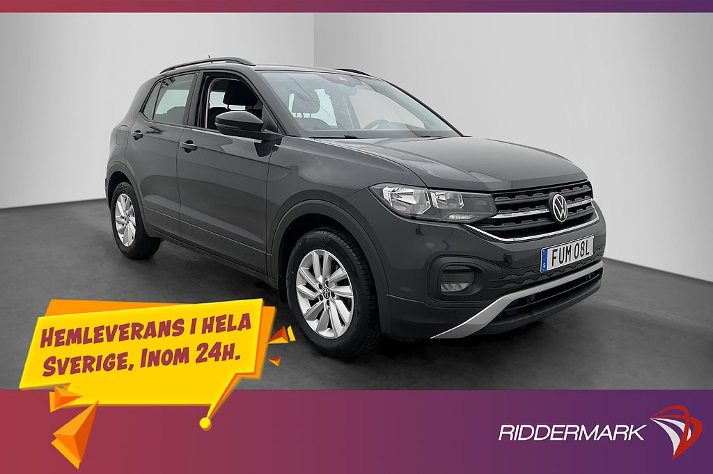 Volkswagen T-CROSS 1.0 TSI 95hk 1 Brukare P-Sensorer A/C