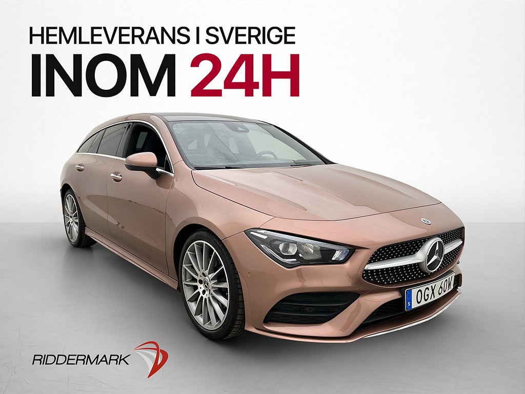 Mercedes-Benz CLA 200 d 150hk AMG Panorama  Dragkrok Kamera