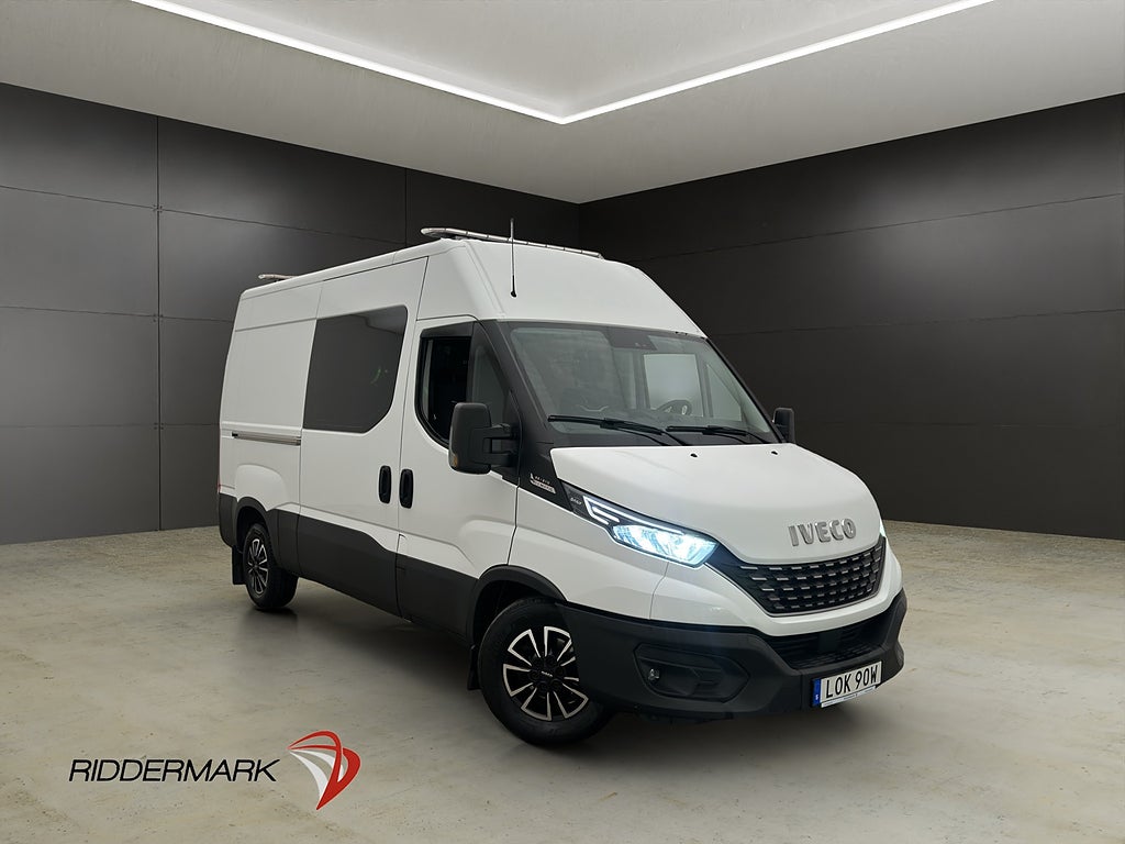 Iveco Daily L2H2 Dubbelhytt Värmare Dragkrok B-Kamera Moms