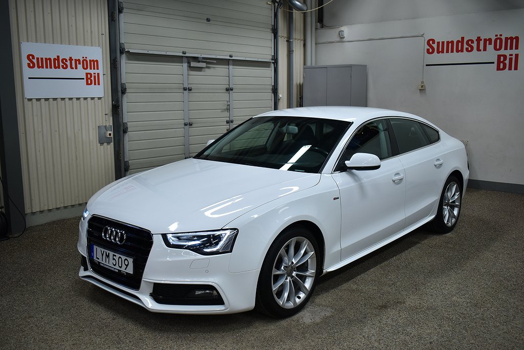 Audi A5 2.0 TDI 190Hk Quattro S-line S-tronic Sportback 