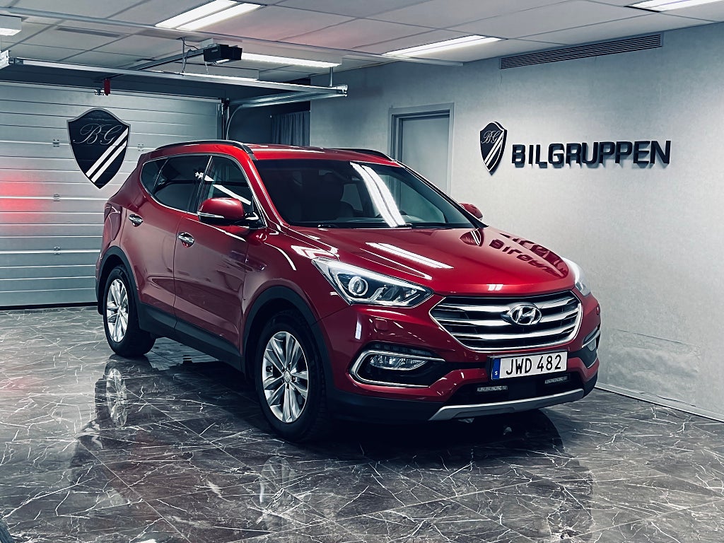 Hyundai Santa Fe 2.2 CRDi 4WD|Drag|Rattvärmar|D-värmare|Backkamera|7Sits