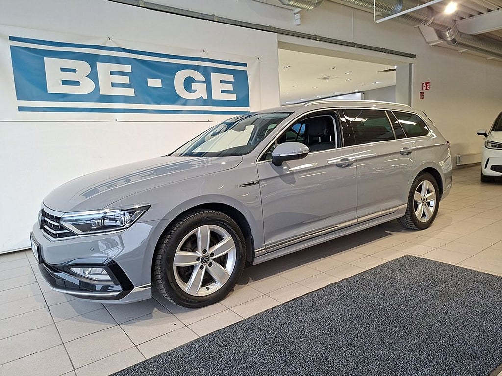 Volkswagen Passat Sportscombi R-Line GT 2.0 TDI 200HK DSG 4Motion Drag Värm...