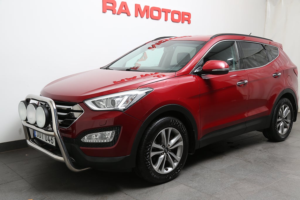 Hyundai Santa Fe 2,2 CRDi 197hk Premium AWD Aut Navi Skinn Motorv Drag 2015