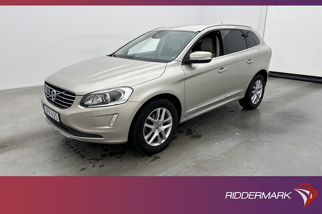 Volvo XC60 D4 AWD Summum VOC Värm Skinn Sensorer BLIS Drag