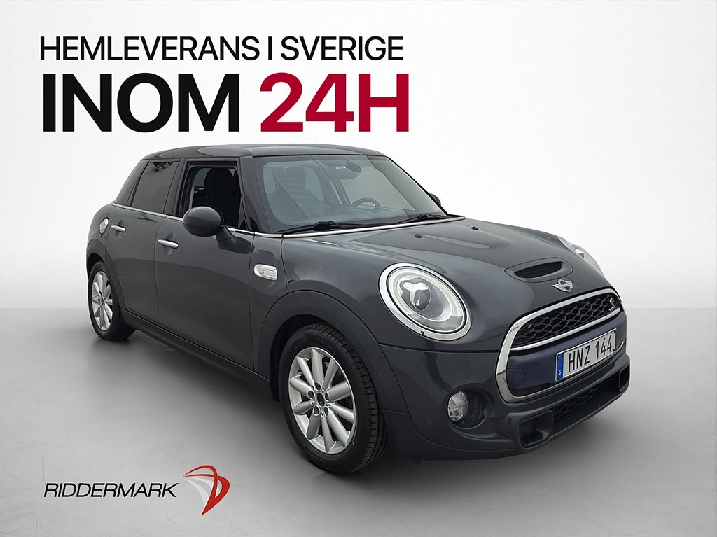 MINI Cooper S 192hk Pepper LED-Strålkastare Sportstolar