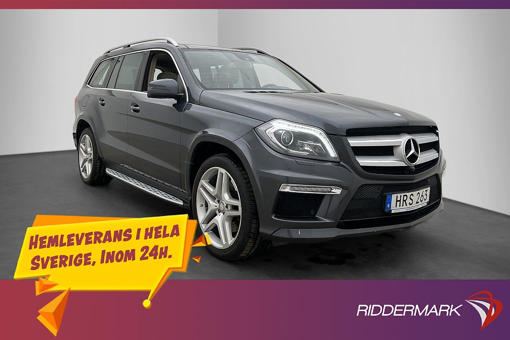 Mercedes-Benz GL 400 4M AMG Värmare Pano H/K 360°  Dragkrok