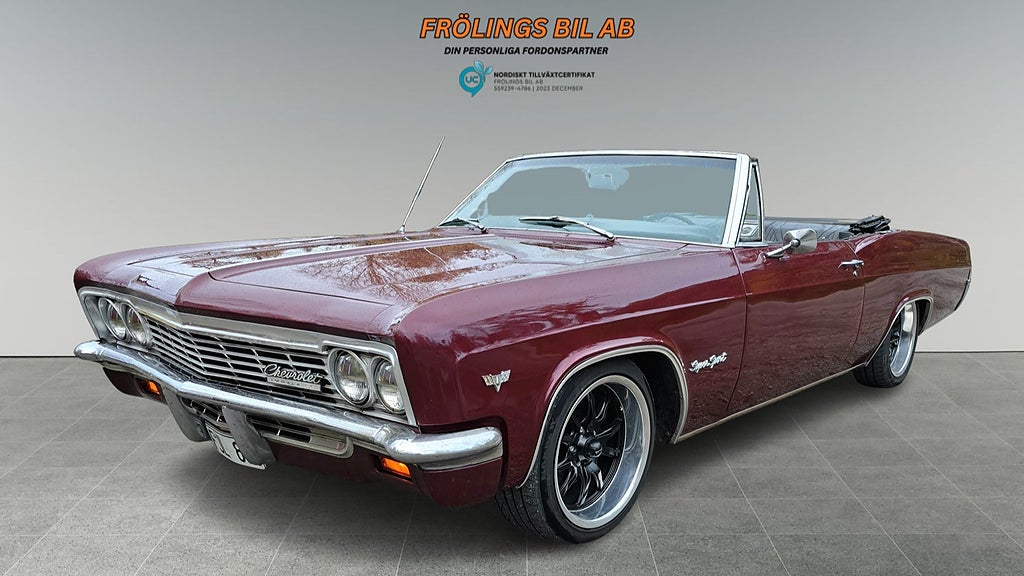 Chevrolet Impala Cabriolet 350 Th350-låda 65/66 FIN / Byte 