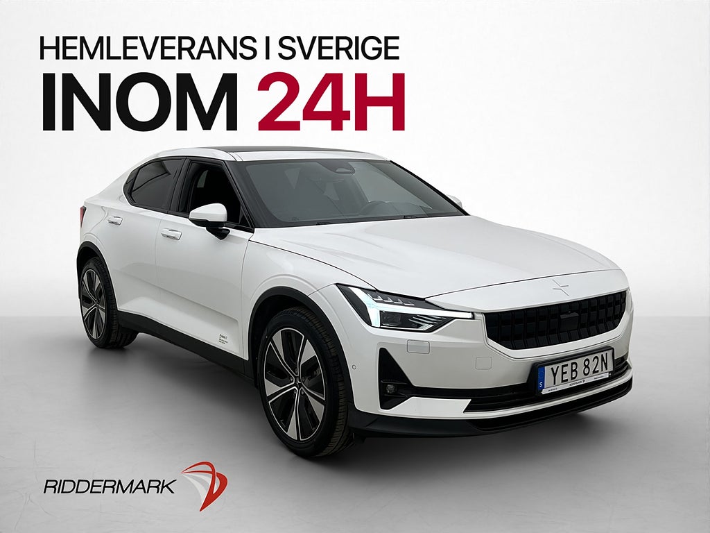 Polestar 2 Long Range Dual Motor 408hk Pano H/K 360° CarPlay