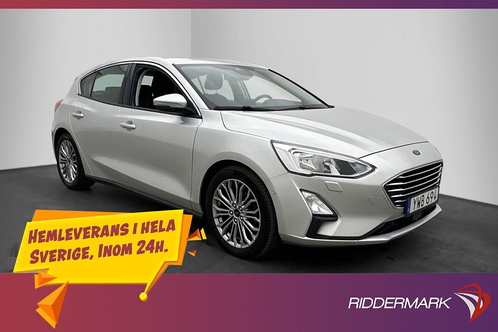 Ford Focus 1.0 125hk Titanium Pioneer-ljud Dragkrok Kamera