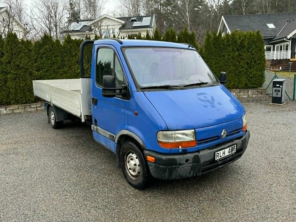 Renault master Chassi Cab 3.5 T 2.5 dCi nybesiktad, 115hk, 2000