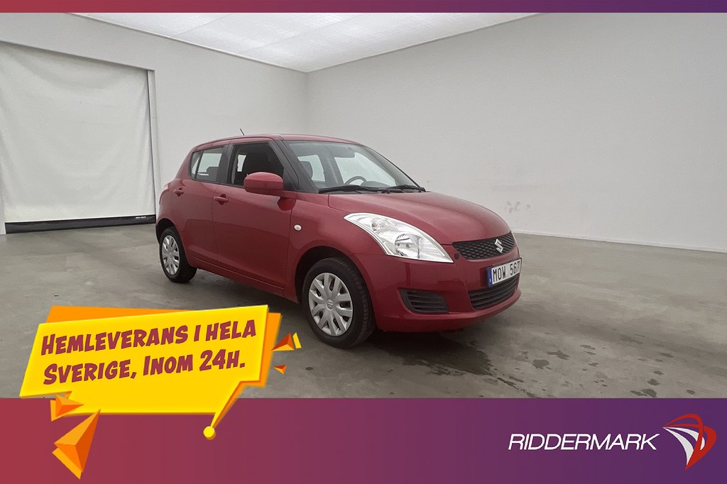 Suzuki Swift 1.2 4WD 94hk En-brukare Värmare Välservad