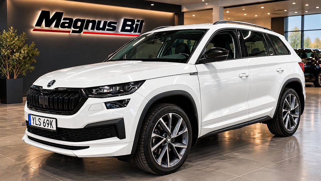 Skoda Kodiaq 2.0 TDI SCR 4x4 Sportline Euro 6 2024 till salu hos Magnus Bil