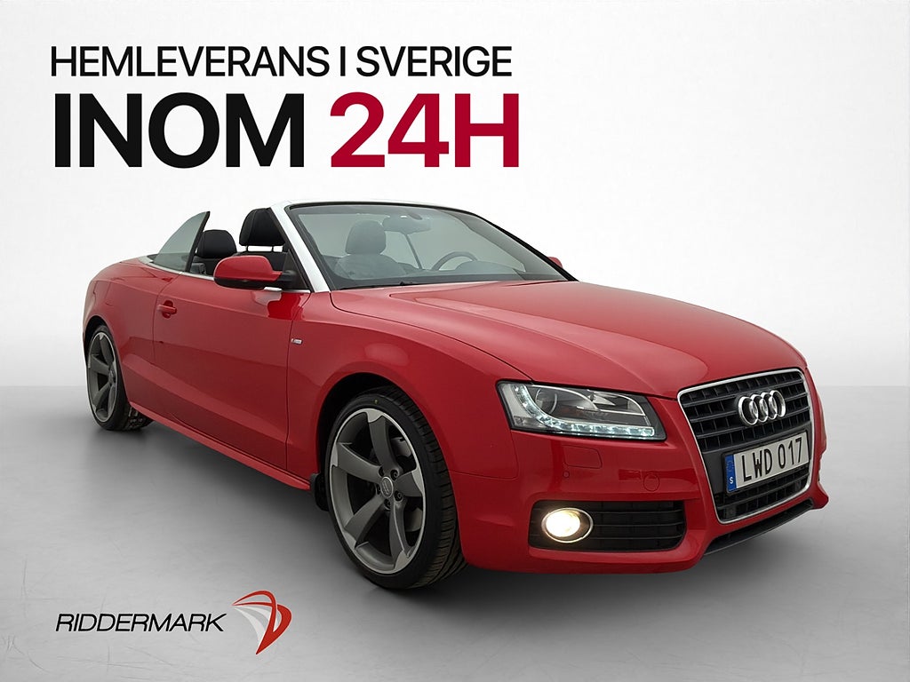 Audi A5 2.0 TFSI 180hk S-Line Drag Läder Sensorer