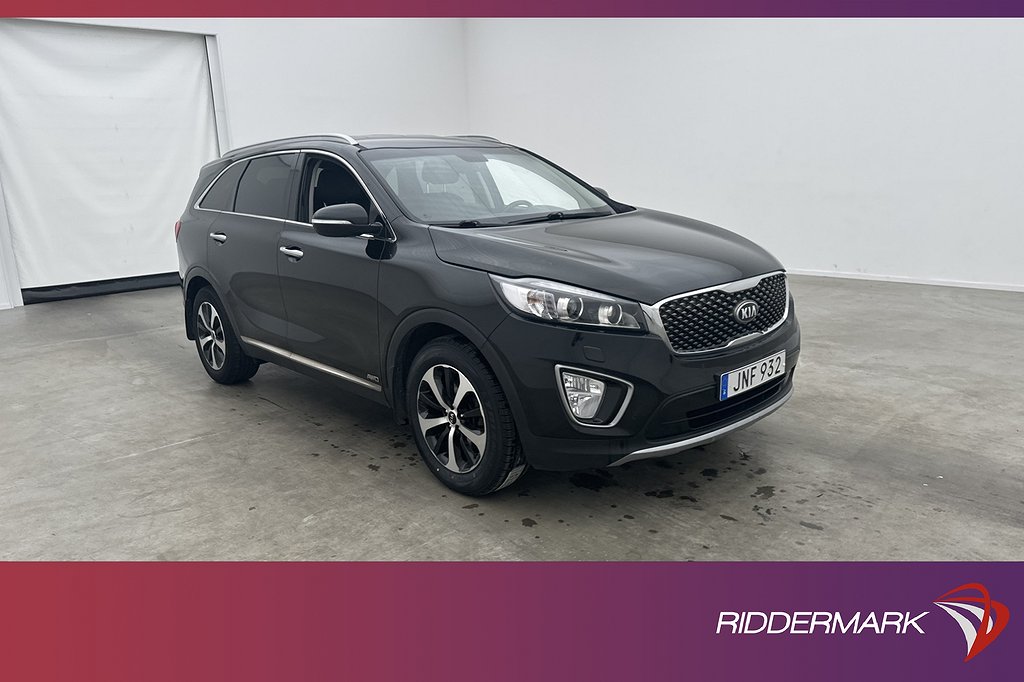 Kia Sorento CRDi AWD 200hk Business 7-sits Kamera Skinn Drag