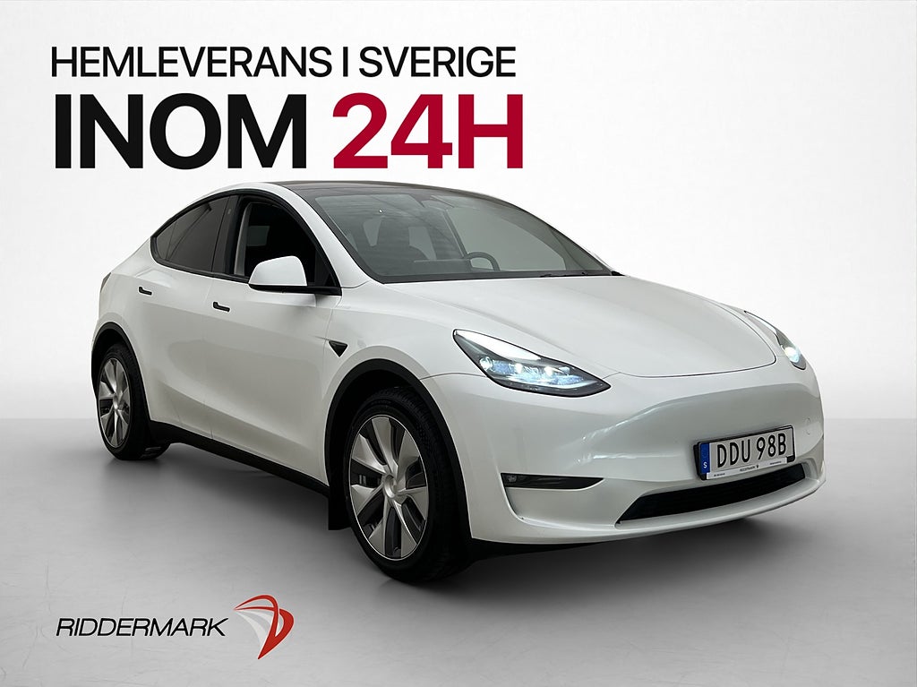 Tesla Model Y Long Range AWD Dragkrok Pano Svensksåld MOMS