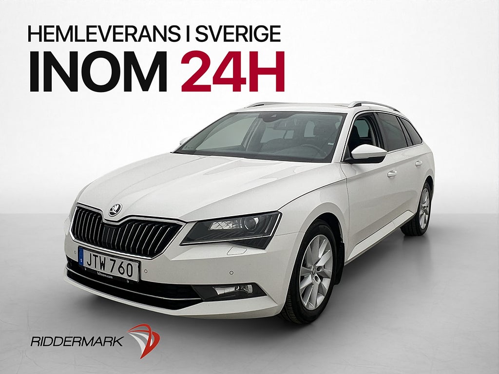 Skoda Superb 2.0 TDI 4x4 Business Canton Drag Kamera Värmare