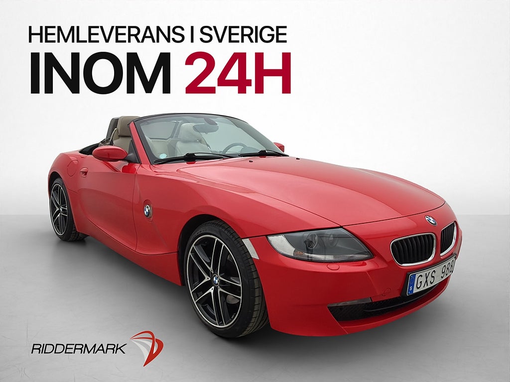 BMW Z4 2.5si Roadster 218hk Skinnklädsel 3 Brukare